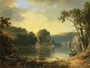 Ruínas em uma paisagem, 1828