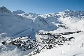 Vista do "lac bleu" e do monte Criou