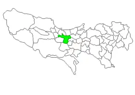 Localização de Tachikawa