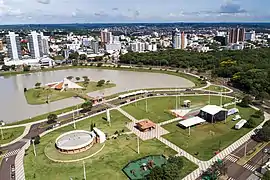 Vista aérea da cidade