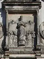 Tomé Velho, baixo-relevo da Virgem da Misericórdia