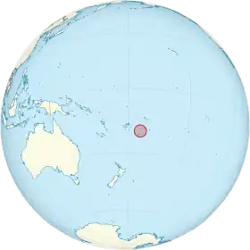 Localização de Tonga