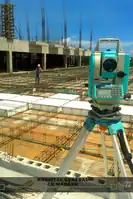 Locação de Pilares com estação total