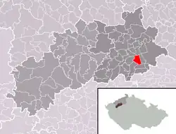 Localização de Toužetín