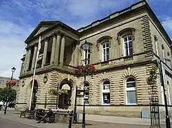 Accrington Town Hall, sede do governo municipal