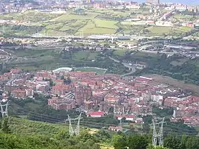 Vista do vale de Trápaga