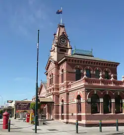 Atual posto dos correios, inaugurado em 1886