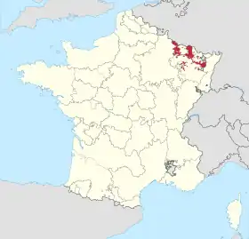 Localização de Três Bispados