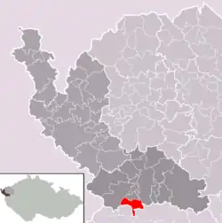 Localização de Trstěnice