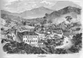 Vista da pequena cidade de Cantagallo em meados do século XIX