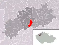 Localização de Tuchořice