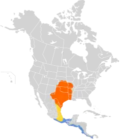 &nbsp;&nbsp;Fora de reprodução&nbsp;&nbsp;Reprodução
&nbsp;&nbsp;Migração