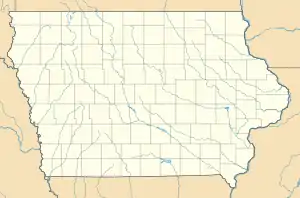 Webster está localizado em: Iowa