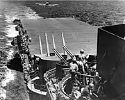 Lexington em junho de 1944 no mar das Filipinas