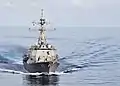 O USS Mustin navegando pelo Oceano Pacífico em 2009.