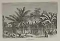 Desenho de alguma rua em Manaus, no Amazonas (1862).