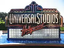 A entrada da Universal Studios Hollywood, em Los Angeles.