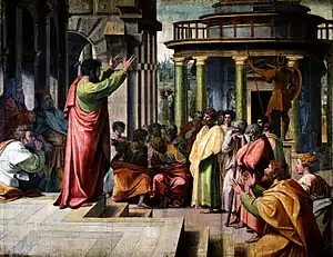 RAPHAEL - St Paul Preaching in Athens (1515)