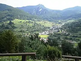 Vista de Hlboké nad Váhom.