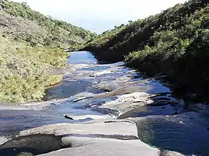 Águas do rio José Pedro no Vale Encantado, na divisa de Iúna com Alto Caparaó (MG), no interior do Parque Nacional de Caparaó.