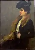 Retrato de Anna Gindus, óleo sobre tela, 1910-11