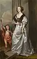 Mary representada como Vênus, com seu primo, Charles Hamilton, Senhor Arran, como o cupido, c. 1636, por Van Dyck.