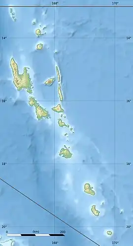 Gharat está localizado em: Vanuatu