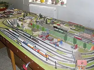Um diorama completo na escala TT.