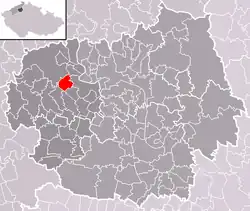 Localização de Vchynice