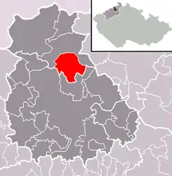 Localização de Velké Chvojno