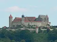 Defesas exteriores vistas de oeste