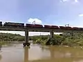 Ponte ferroviária sobre o Rio Tietê em Salto