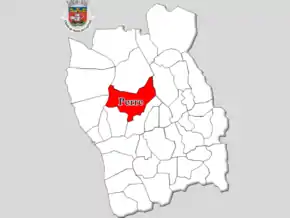 Localização no município de Viana do Castelo