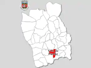 Localização no município de Viana do Castelo