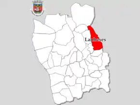 Localização no município de Viana do Castelo