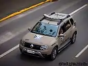 Viatura da Companhia de Patrulhamento Tático (CPT) do 8° Batalhão de Polícia Militar (8° BPM) em Joinville.