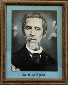 A fotografia original se encontra na Escola Estadual Barão da Rifaina, em Sacramento - Minas Gerais.