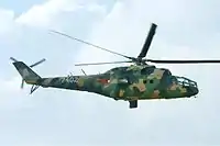 Um Mil Mi-24A da força aérea vietnamita.