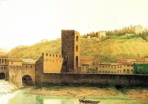 Torre de San Niccolò no século XIX