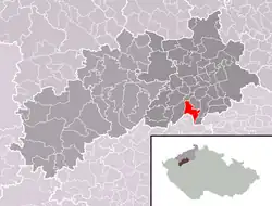 Localização de Vinařice