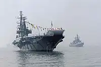 Em parada naval no ano de 2005