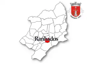 Localização no município de Viseu