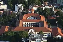 Vista aérea do campus do ISERJ em 2020