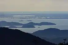 Vista da Baía de Paranaguá e Ilha da Cotinga