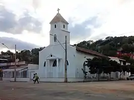 Vista da Igreja Matriz de Santa Luzia