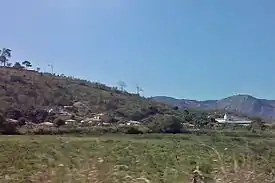 Vista de Penha do Norte a partir da BR-259