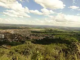 Vista da cidade em 2015.