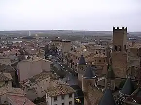 Vista geral de Olite