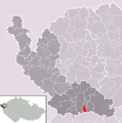 Localização de Vlkovice