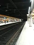Vias do RER C, com vista para Gare d'Austerlitz.